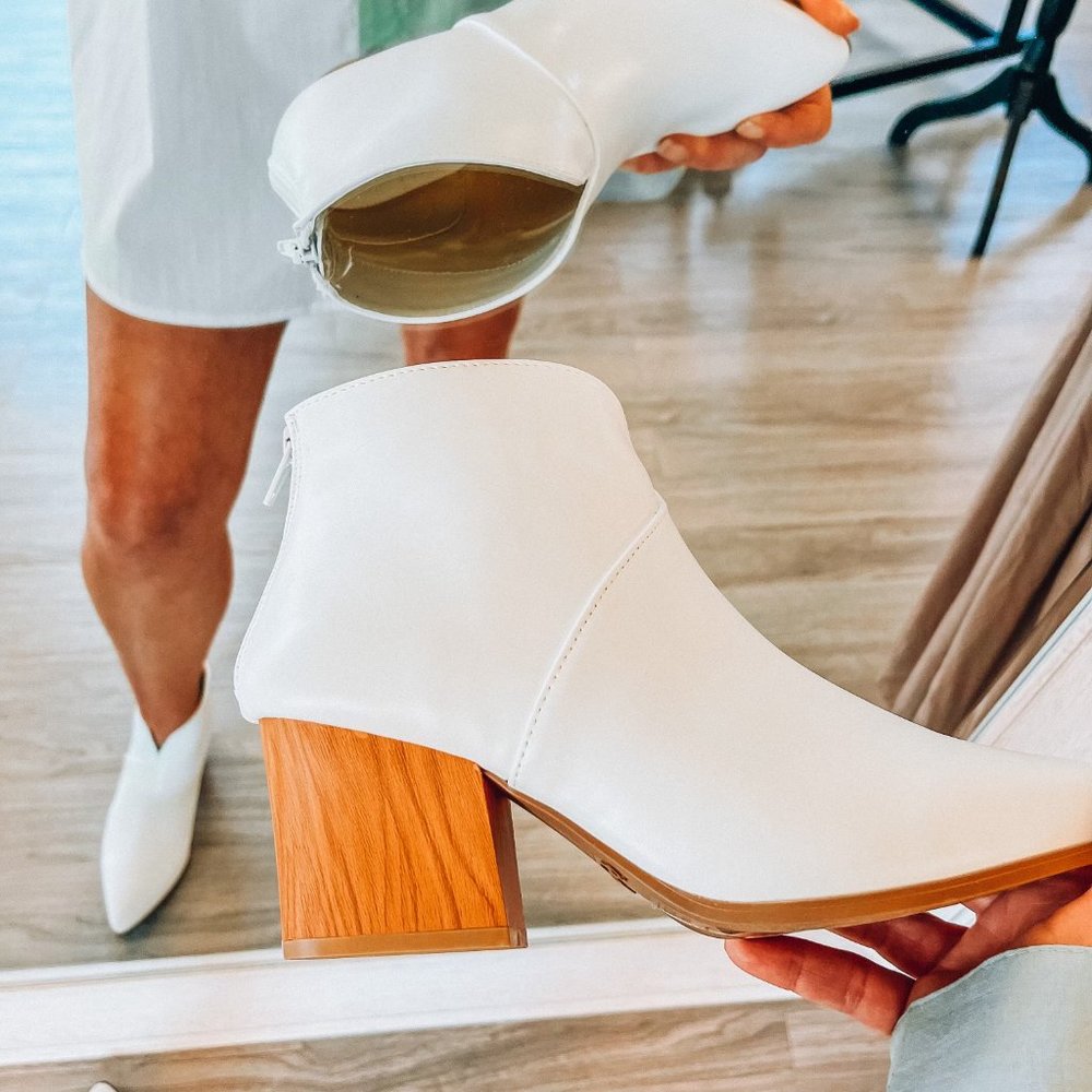 White Booties